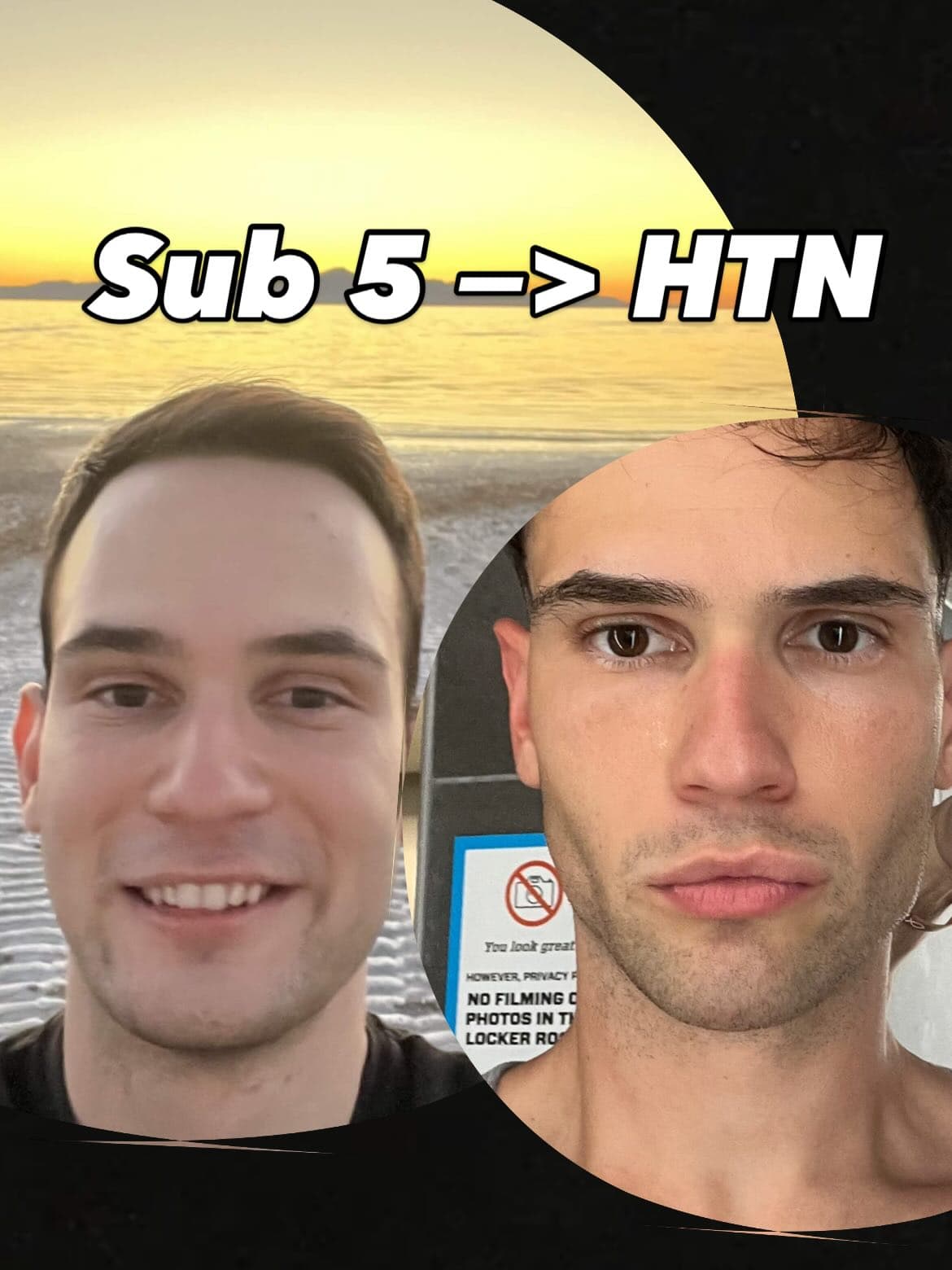 Face transformation — Sub 5 to HTN